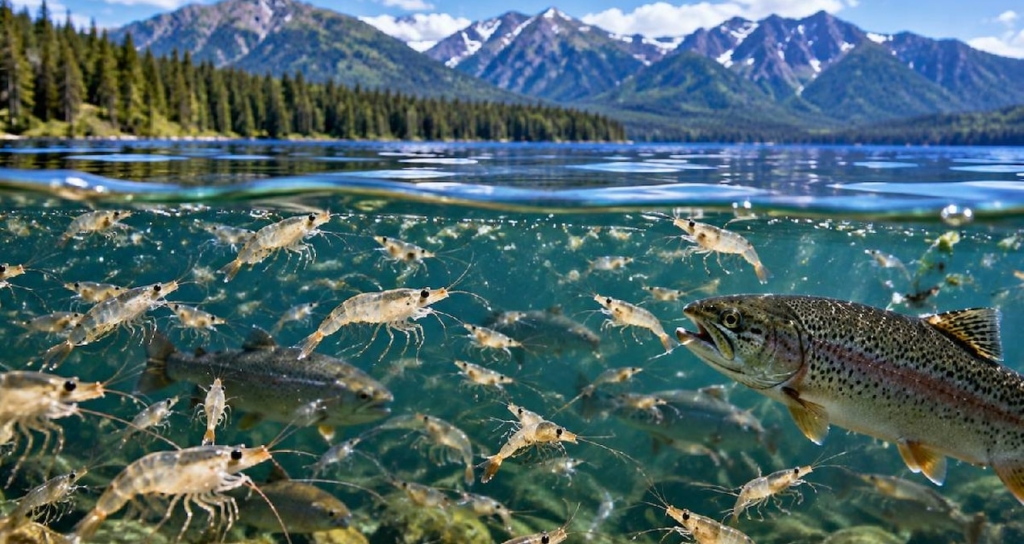 Montana Flathead Gölüne Bırakılan Karidesler Yerli Balık Popülasyonunu Olumsuz Etkiledi