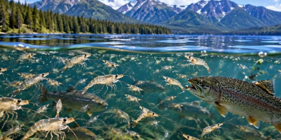 Montana Flathead Gölüne Bırakılan Karidesler Yerli Balık Popülasyonunu Olumsuz Etkiledi